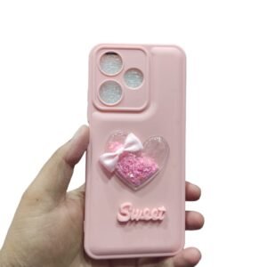 Infinix Hot 30 Play ( Hot 30 Play ) Cove Glitter Case - Infinix Hot 30 Play, Pink