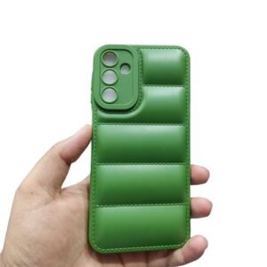 Samsung Galaxy A15 Puffer Case - Samsung Galaxy A15, Green Down