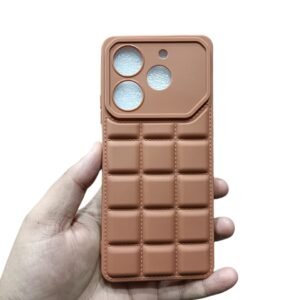 Tecno Pova 6 Neo 4G Mobile Puffer Case - Tecno Pova 6 Neo 4G, Brown