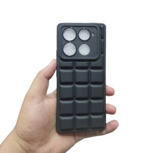 Infinix Note 40 Pro 4G Puffer Matte Case - Infinix Note 40 Pro 4G, Black Down