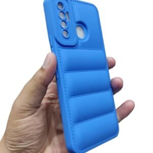 Tecno Camon 17 Puffer Case - Tecno Camon 17, Blue Down