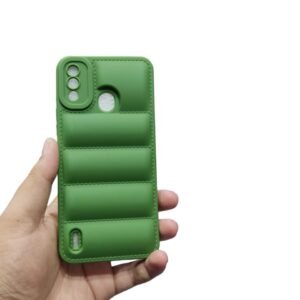 Itel A48 Puffer Case - Itel A48, Green