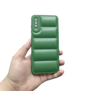 Samsung Galaxy A70 Puffer Case - Samsung A70, Green