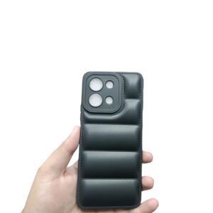 Xiaomi Mi 11 lite / Mi 11 lite 5G NE Puffer Matte Case - Xiaomi Mi 11 lite / Mi 11 lite 5G NE, Black Puffer