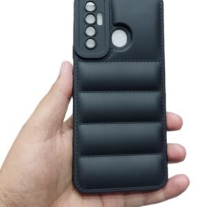 Tecno Camon 17 Puffer Case - Tecno Camon 17, Black Down