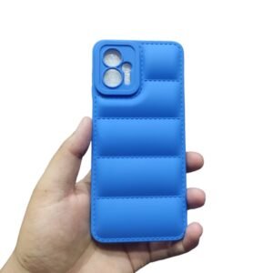 Motrola Moto G23 Back Cover Soft Puffer Puffer Case - Motrola Moto G23, Blue
