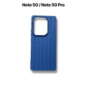 Infinix Not 50 4G / Note 50 Pro 4G Leather Woven Case - Not 50 / Note 50 Pro, Blue Woven