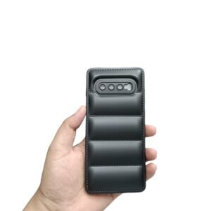 Samsung Galaxy S10 Plus Puffer Matte Case - Samsung Galaxy S10 Plus, Black Puffer