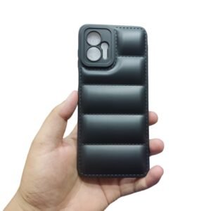 Motrola Moto G23 Back Cover Soft Puffer Puffer Case - Motrola Moto G23, Black