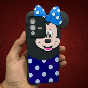 Vivo_ V23 5G Back Cover Mickey Mouse Car Back Cover - Vivo V23 5G, Blue