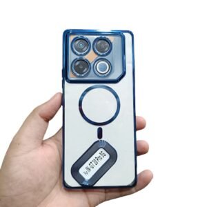 Infinix GT20 Pro 5G Clear Shockproof Case - Infinix GT20 Pro 5G, Blue