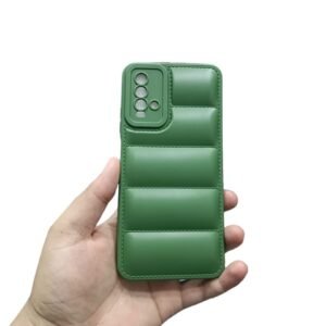 Redmi 9T Puffer Case - Redmi 9T, Green