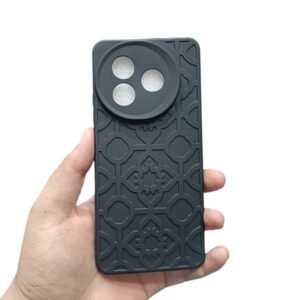 Itel S24 Matte Shockproof Case - Itel S24, Black Design