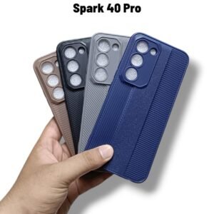 Tecno Spark 40 Pro Leather Woven Case