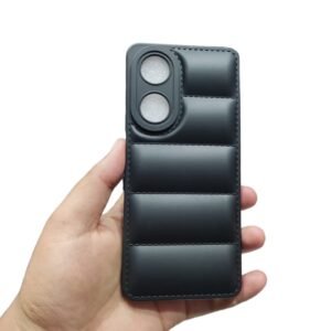 OPPO A78 4G Puffer Case - OPPO A78 4G, Black