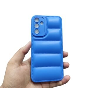 Samsung Galaxy A15 Puffer Case - Samsung Galaxy A15, Blue Down
