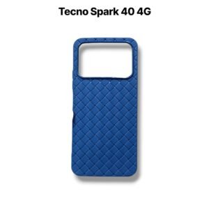 Tecno Spark 40 4G Woven Matte Case - Tecno Spark 40 4G, Blue