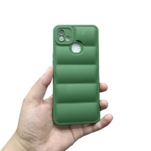 Infinix Hot 10i Puffer Case - Infinix Hot 10i, Green Puffer