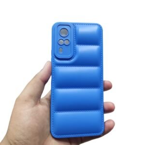 Vivo Y51s / Y31 / Y53s Puffer Case - Vivo Y51s / Y53s / Y31 2021, Blue Down