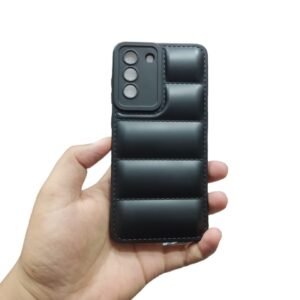 Samsung Galaxy S21FE ( S21 fe ) Back Cov Puffer Case - Samsung Galaxy S21 FE 5G, Black