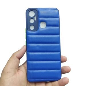 Infinix Hot 11 Matte Shockproof Case - Infinix Hot 11, Blue Puffer