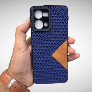 OPPO F21 Pro 4G Leather Fabric Case - F21 Pro 4G, Blue