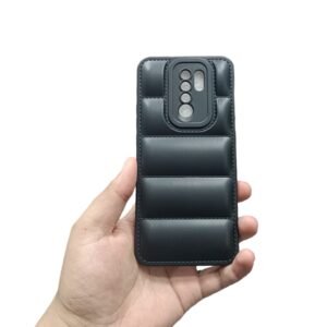 Redmi 9 Puffer Case - Redmi 9, Black Puffer