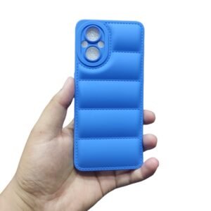 OPPO F21 Pro 5G Puffer Case - OPPO F21 Pro 5G, Blue Down