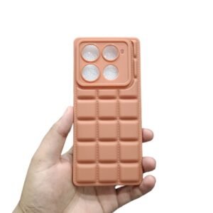 Infinix Note 40 4G Puffer Case - Infinix Note 40 4G, Brown