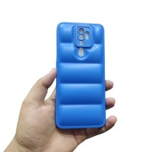 OPPO A5 2020 / A9 2020 Silicone Matte Case - OPPO A5 2020 / A9 2020, Blue Down