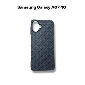 Samsung Galaxy A07 4G Woven Matte Case - Samsung Galaxy A07, Black