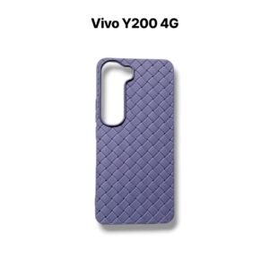 Vivo Y200 4G Woven Matte Case - Vivo Y200 4G, Purple Woven
