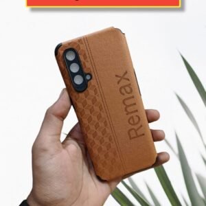 One Plus Nord CE Lavish Soft Fabric Doub Leather Fabric Case - Brown