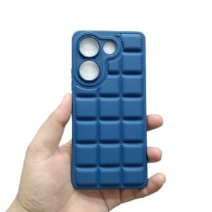 Tecno Camon 20 / Camon 20 Pro Puffer Matte Case - Tecno Camon 20 / Camon 20 Pro, Blue Box