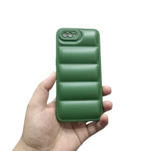 OPPO A1k / Realme C2 Back Cover - OPPO A1k / Realme C2, Green Puffer