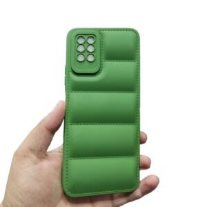 Infinix Note 8 Silicone Matte Case - Infinix Note 8, Green Puffer