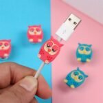 Owl Cartoon Cable Protector Break-resist Cover